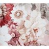 Vittoria Gotti Firmowa Listonoszka Skórzana Made in Italy w malowany wzór kwiatów Beżowa