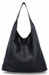 Torebka Damska Shopper Bag XL z Kosmetyczką firmy Herisson H8801 Czarna