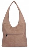 Uniwersalne Torebki Damskie Shopper Bag firmy Hernan HB0141 Pudrowy Róż