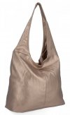 Uniwersalne Torebki Damskie Shopper Bag firmy Hernan HB0141 Stare Złoto