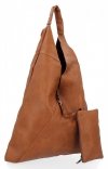 Duża Torebka Damska Shopper Bag XXL firmy Hernan HB0350 Ruda