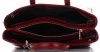 Duży Klasyczny Kufer Skórzany XXL 3 komory Czerwony