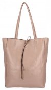 Uniwersalna Torebka Damska Shopper Bag XL Hernan HB0253 Różowe Złoto