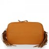 Modny Plecak Damski Boho z motywem aligatora firmy Diana&Co Musztarda