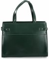 Elegancka Torebka Damska Kuferek firmy Herisson 19R509 Butelkowa Zieleń
