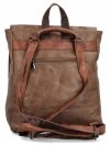 Plecak Damski w Stylu Vintage firmy Herisson 17B336 Ziemisty