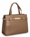 Elegancka Torebka Damska Kuferek firmy Herisson 19R509 Ciemno Beżowa
