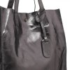 Torba Skórzana Shopper Bag z Kosmetyczką Iron