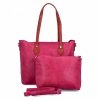 Torebka Damska Shopper Bag XL z Kosmetyczką firmy Herisson H8806 Różowa