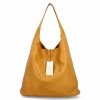 Torebka Damska Shopper Bag XL z Kosmetyczką firmy Herisson H8801 Żółta