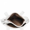 Torebka Damska Na Ramię Shopper Bag firmy Hernan 8006 Biała