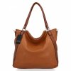 Torebka Damska Shopper Bag XL firmy Hernan HB0337 Ruda