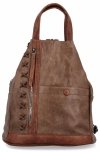 Stylowy Plecaczek Damski firmy Herisson 15-2B315 Ziemisty