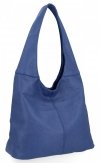 Uniwersalne Torebki Damskie Shopper Bag firmy Hernan HB0141 Niebieska
