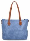 Torebka Damska Shopper Bag XL z Kosmetyczką firmy Herisson H8806 Niebieska