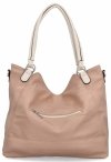 Torebka Damska Shopper Bag XL firmy Hernan HB0337 Pudrowy Róż