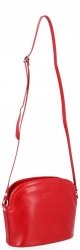 GEANȚĂ DIN PIELE tip poștaș Genuine Leather roșu E4098