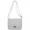 GEANȚĂ DE DAMĂ tip poștaș BEE BAG gri deschis 1002S24