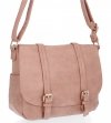 GEANȚĂ DE DAMĂ tip poștaș BEE BAG roz de pudră 1152S35BB