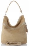 GEANȚĂ DIN PIELE universală Genuine Leather maro pământiu 5577C