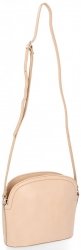 GEANȚĂ DIN PIELE tip poștaș Genuine Leather bej E4098