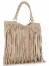 GEANȚĂ DIN PIELE universală Genuine Leather bej 60499