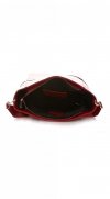 GEANȚĂ DIN PIELE shopper bag Genuine Leather vișiniu K26