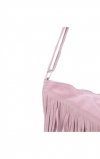 GEANȚĂ DIN PIELE tip poștaș Genuine Leather roz 221