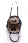 GEANȚĂ DIN PIELE universală Genuine Leather bleumarin 808036