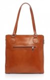 GEANȚĂ DIN PIELE clasică Genuine Leather roșcat J6088
