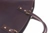 GEANȚĂ DIN PIELE shopper bag Genuine Leather ciocolatiu 11A