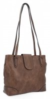 GEANȚĂ DE DAMĂ shopper bag Hernan maro pământiu HB0225