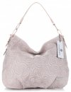 GEANȚĂ DIN PIELE shopper bag Vittoria Gotti roz de pudră V80013