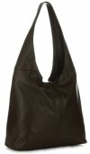 GEANȚĂ DIN PIELE shopper bag Vittoria Gotti ciocolatiu V3L