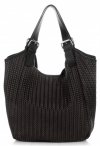 GEANȚĂ DIN PIELE shopper bag Vittoria Gotti ciocolatiu V80050