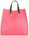 GEANȚĂ DIN PIELE universală Genuine Leather roz  indian 691756