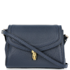 GEANȚĂ DIN PIELE tip poștaș Vittoria Gotti bleumarin V528058