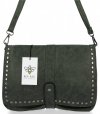 GEANȚĂ DE DAMĂ tip poștaș BEE BAG verde 2152M119