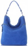 GEANȚĂ DIN PIELE universală Genuine Leather cobalt 5577C