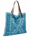 Geantă Shopper Italiană cu Mode La Modă 5887 Albastră