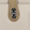 Geantă Elegantă Tip Poștaș Din Piele Italiană 201 Bej/Pământiu