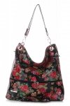 GEANȚĂ DIN PIELE shopper bag Vittoria Gotti negru V5583K