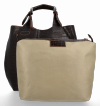 GEANȚĂ DIN PIELE shopper bag Vittoria Gotti ciocolatiu VG804