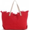 GEANȚĂ DIN PIELE shopper bag Vittoria Gotti roșu V5902