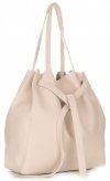 GEANȚĂ DIN PIELE shopper bag Genuine Leather bej 1158