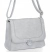 GEANȚĂ DE DAMĂ tip poștaș BEE BAG gri deschis 1002S24