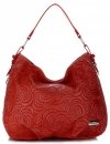 GEANȚĂ DIN PIELE shopper bag Vittoria Gotti roșu V80013