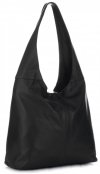 GEANȚĂ DIN PIELE shopper bag Vittoria Gotti negru V3L