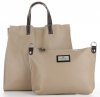 GEANȚĂ DIN PIELE universală Genuine Leather maro pământiu 691756