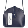 GEANȚĂ DIN PIELE clasică Vittoria Gotti bleumarin V530073VAC